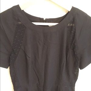 Urban Outfitters black dress w/ lace inserts Sz M